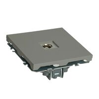 Розетка TV Эмили (платиново-серый) / Stekker RST00-5108-10