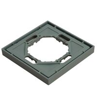 Рамка на 1 пост Эмили (платиново-серый) / Stekker PFR00-5001-10