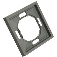 Рамка на 1 пост Эмили (платиново-серый) / Stekker PFR00-5001-10