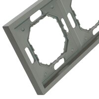 Рамка на 3 поста Эмили (платиново-серый) / Stekker PFR00-5003-10