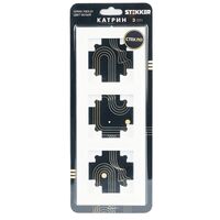 Рамка на 3 поста Катрин (белый, Glance) / Stekker GFR00-7003-01