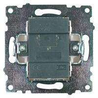 Выключатель двухклавишный Катрин (белый) / Stekker GLS10-7104-01