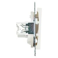 Розетка компьютерная RJ-45 Катрин (белый) / Stekker GLS00-7107-01