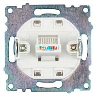 Розетка компьютерная RJ-45 Катрин (белый) / Stekker GLS00-7107-01