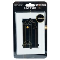 Рамка для двойной розетки Катрин (белый, Glance) / Stekker GFR00-7012-01