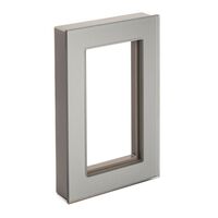 Рамка для двойной розетки Катрин (серебро, Glance) / Stekker GFR00-7012-03