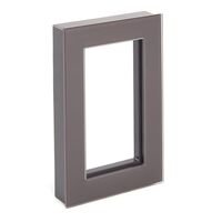 Рамка для двойной розетки Катрин (шоколад, Glance) / Stekker GFR00-7012-04