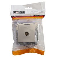 Розетка TV Катрин (серебро) / Stekker GLS00-7108-03