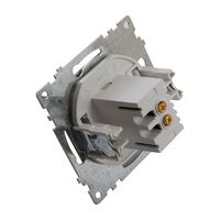 Розетка USB тип A Катрин (серебро) / Stekker GLS10-7115-03