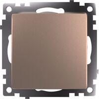 Выключатель одноклавишный Катрин (шампань) / Stekker GLS10-7103-02