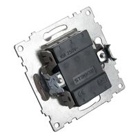 Переключатель одноклавишный Катрин (шампань) / Stekker GLS10-7105-02