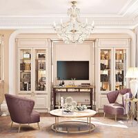 Розетка с заземлением, крышкой и защитными шторками Катрин (шампань) / Stekker GLS16-7112-02