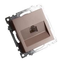 Розетка компьютерная RJ-45 Катрин (шампань) / Stekker GLS00-7107-02