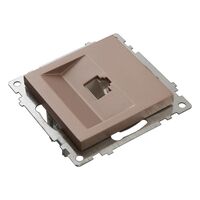 Розетка компьютерная RJ-45 Катрин (шампань) / Stekker GLS00-7107-02