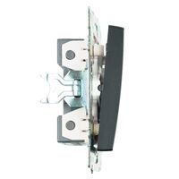 Выключатель одноклавишный Катрин (черный) / Stekker GLS10-7103-05