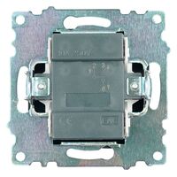 Выключатель одноклавишный Катрин (черный) / Stekker GLS10-7103-05