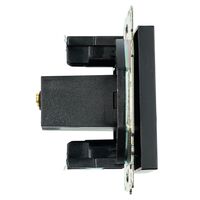 Розетка USB тип A Катрин (черный) / Stekker GLS10-7115-05