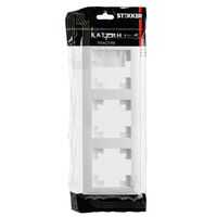 Рамка на 3 поста Катрин (белый, Light) / Stekker PFR00-7003-01