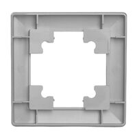 Рамка на 1 пост Катрин (серебро, Light) / Stekker PFR00-7001-03