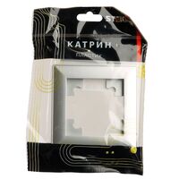 Рамка на 1 пост Катрин (серебро, Light) / Stekker PFR00-7001-03