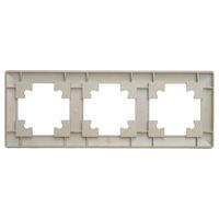 Рамка на 3 поста Катрин (шампань, Light) / Stekker PFR00-7003-02