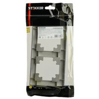 Рамка на 2 поста Катрин (графит, Light) / Stekker PFR00-7002-06