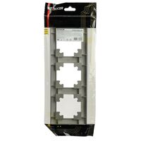 Рамка на 3 поста Катрин (графит, Light) / Stekker PFR00-7003-06