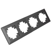 Рамка на 5 постов Катрин (графит, Light) / Stekker PFR00-7005-06