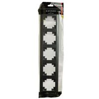 Рамка на 5 постов Катрин (графит, Light) / Stekker PFR00-7005-06