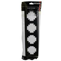 Рамка на 4 поста Катрин (черный, Light) / Stekker PFR00-7004-05