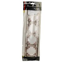 Рамка на 4 поста Катрин (шоколад, Light) / Stekker PFR00-7004-04