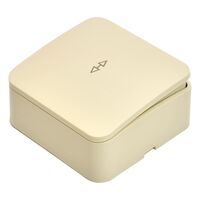 Переключатель одноклавишный София (слоновая кость) / Stekker MSW10-12-04