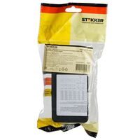 Розетка двойная без заземления София (черный матовый) / Stekker MST10-12-05