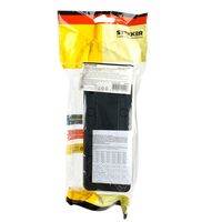 Розетка тройная без заземления София (черный матовый) / Stekker MST10-13-05