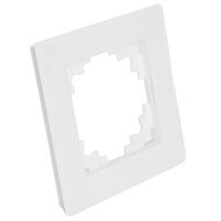 Рамка на 1 пост Катрин (белый матовый, Matte) / Stekker GFR00-7001-01M