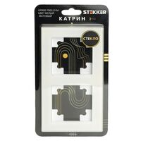 Рамка на 2 поста Катрин (белый матовый, Matte) / Stekker GFR00-7002-01M