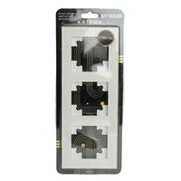 Рамка на 3 поста Катрин (белый матовый, Matte) / Stekker GFR00-7003-01M