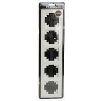 Рамка на 5 постов Катрин (белый матовый, Matte) / Stekker GFR00-7005-01M