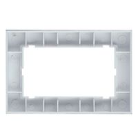 Рамка для двойной розетки Катрин (белый матовый, Matte) / Stekker GFR00-7012-01М
