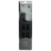 Рамка на 5 постов Катрин (черный матовый, Matte) / Stekker GFR00-7005-05М