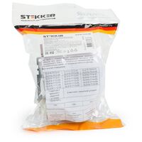 Розетка двойная без заземления с защитными шторками Катрин (шоколад) / Stekker GLS10-7113-04