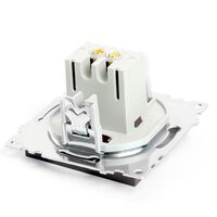 Розетка USB тип A Катрин (шоколад) / Stekker GLS10-7115-04