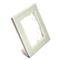 Рамка на 1 пост Катрин (дымчатый, Glance) / Stekker GFR00-7001-07