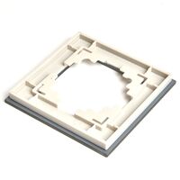 Рамка на 1 пост Катрин (дымчатый, Glance) / Stekker GFR00-7001-07