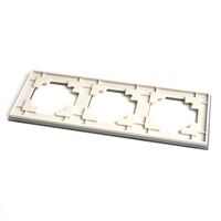 Рамка на 3 поста Катрин (дымчатый, Glance) / Stekker GFR00-7003-07