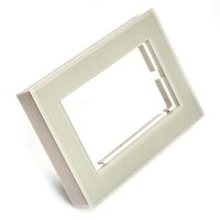 Рамка для двойной розетки Катрин (дымчатый, Glance) / Stekker GFR00-7012-07