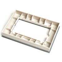 Рамка для двойной розетки Катрин (дымчатый, Glance) / Stekker GFR00-7012-07