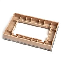 Рамка для двойной розетки Катрин (золото, Glance) / Stekker GFR00-7012-08