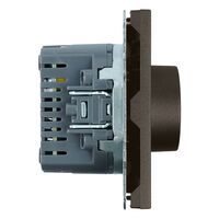 Терморегулятор механический Эмили (антрацит) / Stekker RSW00-5120-09