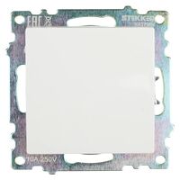 Выключатель одноклавишный Катрин (белый) / Stekker GLS10-7103-01